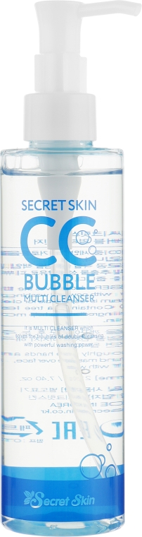 Очищувальна мікропіна для зняття макіяжу - Secret Skin CC Bubble Multi Cleanser — фото N2