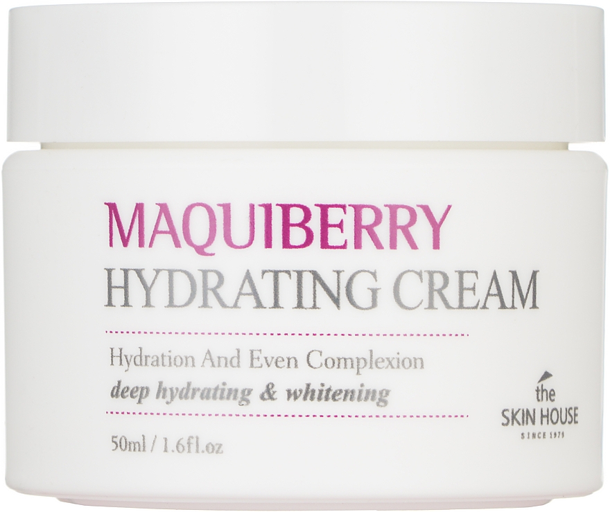 Зволожувальний крем для обличчя з екстрактом ягід макі - The Skin House Maquiberry Hydrating Cream