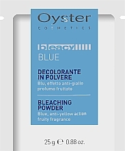 Духи, Парфюмерия, косметика Пудра осветляющая для волос, голубая - Oyster Cosmetics Bleacy Bleaching Powder Blue
