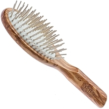 Щетка для волос из оливкового дерева, бежевая - Nippes Solingen Brush H8 — фото N1