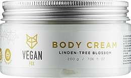 Парфумерія, косметика Крем для тіла "Квіти липи" - Vegan Fox Linden-Tree Blossom Body Cream