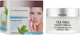 Духи, Парфюмерия, косметика Ночной крем против морщин - Dead Sea Collection Tea Tree Nourishing Night Cream