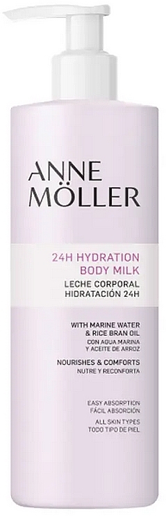 Зволожувальне молочко для тіла - Anne Moller 24H Hydration Body Milk — фото N1