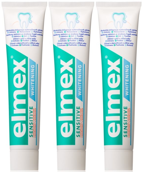 Набор - Elmex Sensitive Whitening (3x75ml)