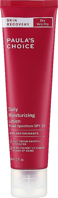 Увлажняющий крем для лица с SPF30 - Paula's Choice Skin Recovery Daily Moisturizing Lotion SPF30 — фото N1