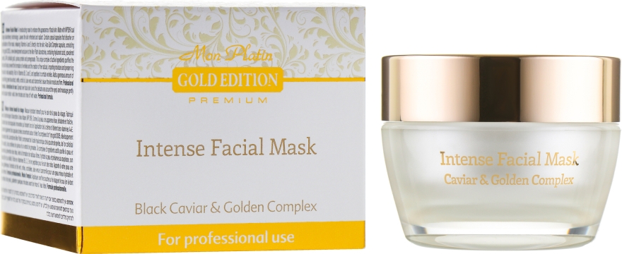 Інтенсивна зволожувальна маска для обличчя - Mon Platin Gold Edition Premium Intense Facial Mask — фото N1