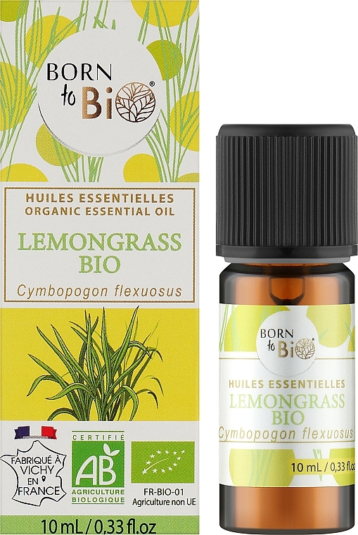 Органическое эфирное масло "Лемонграсс" - Born to Bio Aromatherapie — фото N2
