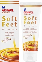 Шелковый крем "Молоко и мед" с гиалуроновой кислотой - Gehwol Fusskraft Soft-Feet Creme — фото N2