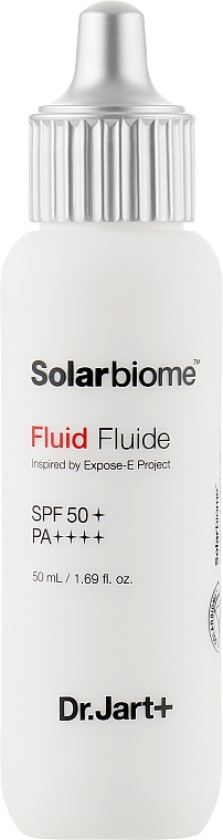Солнцезащитный флюид - Dr. Jart+ Solarbiome Fluid SPF50+ PA++++ — фото N2