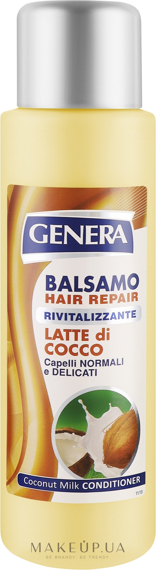 Відновлювальний кондиціонер для волосся "Кокосове молоко" - Genera Hair Care Conditioner — фото 500ml