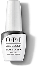 Духи, Парфюмерия, косметика Базовое покрытие для ногтей - OPI. GelColor Stay Classic Base Coat