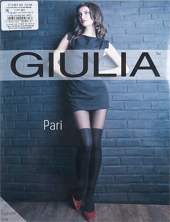 Колготки для женщин "Pari 16" 60 Den, night blue - Giulia — фото N1