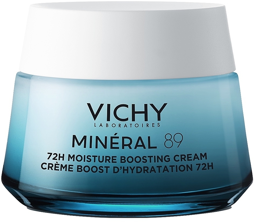 Легкий крем для всех типов кожи лица, увлажнение 72 часа - Vichy Mineral 89 Light 72H Moisture Boosting Cream