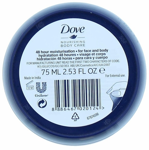 Питательный крем для лица и тела - Dove Nourishing Body Care Rich Nourishment Cream 48H — фото N3