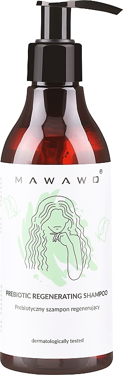 Шампунь для волосся з пребіотиками - Mawawo Prebiotic Regenerating Shampoo — фото N1