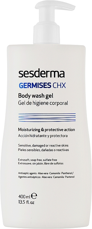 Увлажняющий гель для душа - SesDerma Laboratories Germises CHX Body Hygiene Gel — фото N1