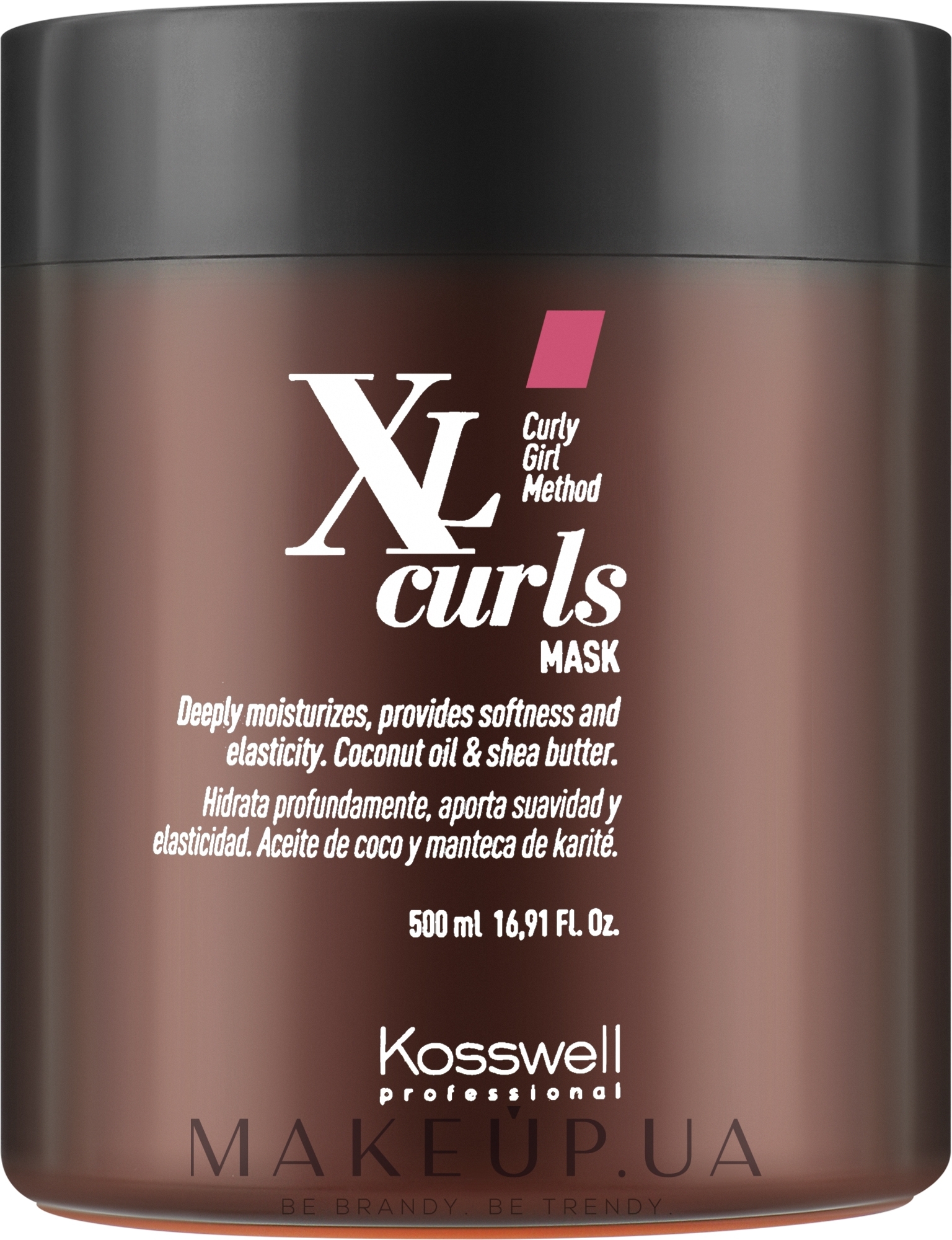 Маска для в'юнкого волосся - Kosswell Professional XL Curls Mask — фото 500ml