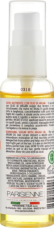 УЦЕНКА Сыворотка для волос с аргановым маслом - Parisienne Italia Lin Exance Argan Oil Serum * — фото N2