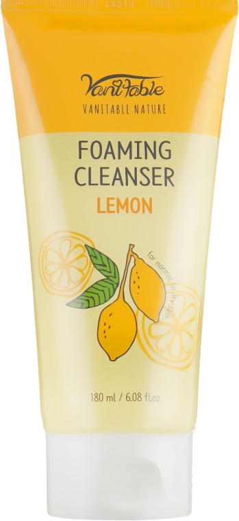 Пінка для обличчя з екстрактом лимона - Beauadd Vanitable Foaming Cleanser Lemon — фото N1
