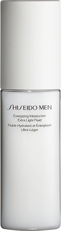 Увлажняющий и тонизирующий флюид для лица - Shiseido Men Energizing Moisturizer Extra Light Fluid — фото N1