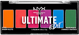 Духи, Парфюмерия, косметика УЦЕНКА Палетка теней - NYX Professional Makeup Ultimate Edit Petite Shadow Palette *