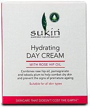 Денний зволожувальний крем для обличчя з олією шипшини - Sukin Rose Hip Hydrating Day Cream — фото N2