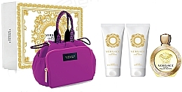 Парфумерія, косметика Versace Eros Pour Femme - Набір (edt/100ml + b/lot/100ml + sh/gel/100ml + bag)