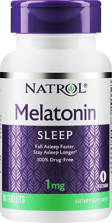 Мелатонин, 1 mg - Natrol Melatonin Sleep — фото N1