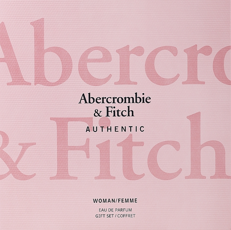 Abercrombie & Fitch Authentic - Набор (edp/100ml + edp/15ml + b/lot/200ml) — фото N1