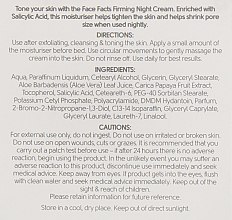 Нічний крем для обличчя - Face Facts Firming Night Cream — фото N3