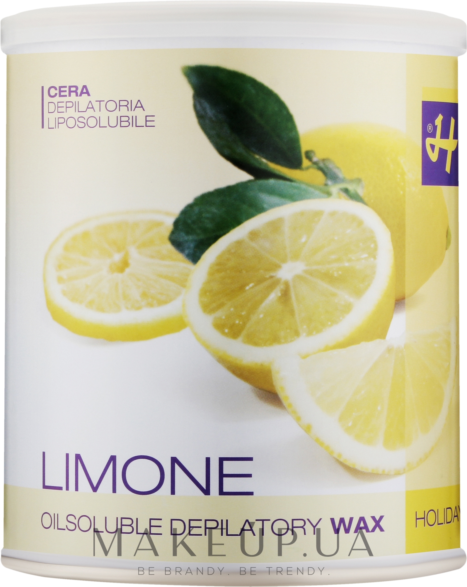 Віск для депіляції у банці "Лимон" - Holiday Depilatory Wax — фото 800ml