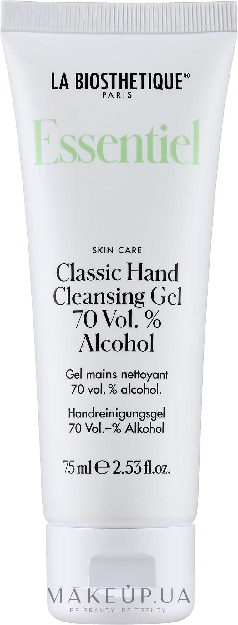 Очищувальний гель для рук - La Biosthetique Essentiel Classic Hand Cleansing Gel — фото 75ml