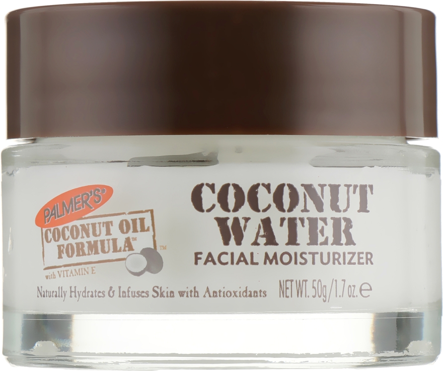 Увлажняющий крем для лица - Palmer's Coconut Oil Formula Coconut Water Facial Moisturizer — фото N2