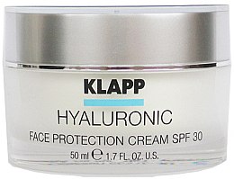 Парфумерія, косметика Крем-гіалуронік - Klapp Hyaluronic Face Protection Cream SPF30