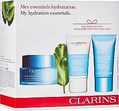 Духи, Парфюмерия, косметика Набор - Clarins Hydra-Essentiel Set (f/cr/50ml + f/scrub/15ml + f/mask/15ml)