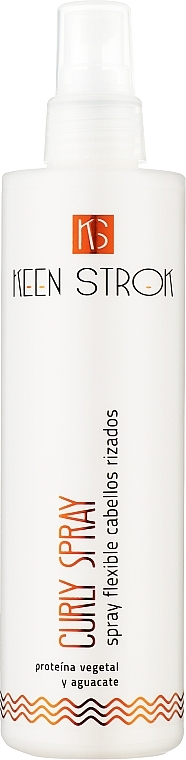 Спрей неаерозольний для в'юнкого волосся - Keen Strok Gas Free Curly Spray — фото N1