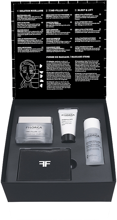 Набір - Filorga Anti-Wrinkle Experts (f/cr15ml + f/cr/50ml + f/lot/50ml + f/guasha/1pcs) — фото N2