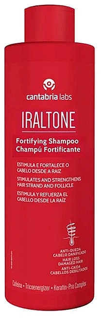 Зміцнювальний шампунь проти випадання волосся - Cantabria Labs Iralton Fortifying Shampoo — фото N3