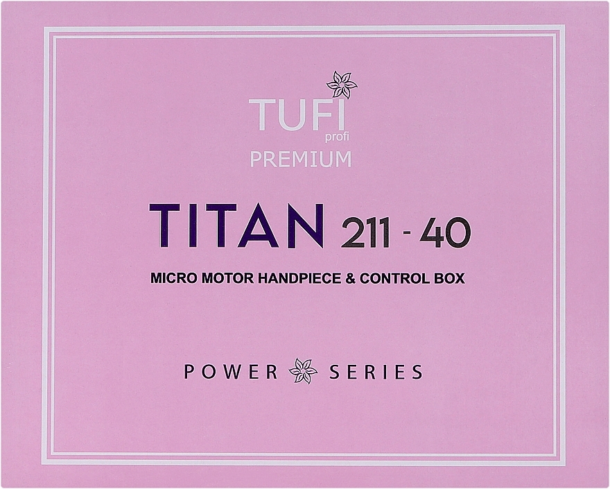 Фрезер TITAN 211-40, белый - Tufi Profi Premium  — фото N2