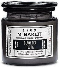 Парфумерія, косметика Ароматична свічка - Colonial Candle Black Tea Flora Scented Jar Candle, M. Baker Collection 2 Wick