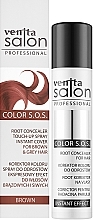 Тонувальний спрей для волосся - Venita Salon Professional Root Concealer for Hair Instant Effect Brown — фото N2