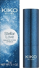 Увлажняющий бальзам для губ с маслом сладкого миндаля - Kiko Milano Stellar Love Galactic Hydra Lip Balm — фото N2