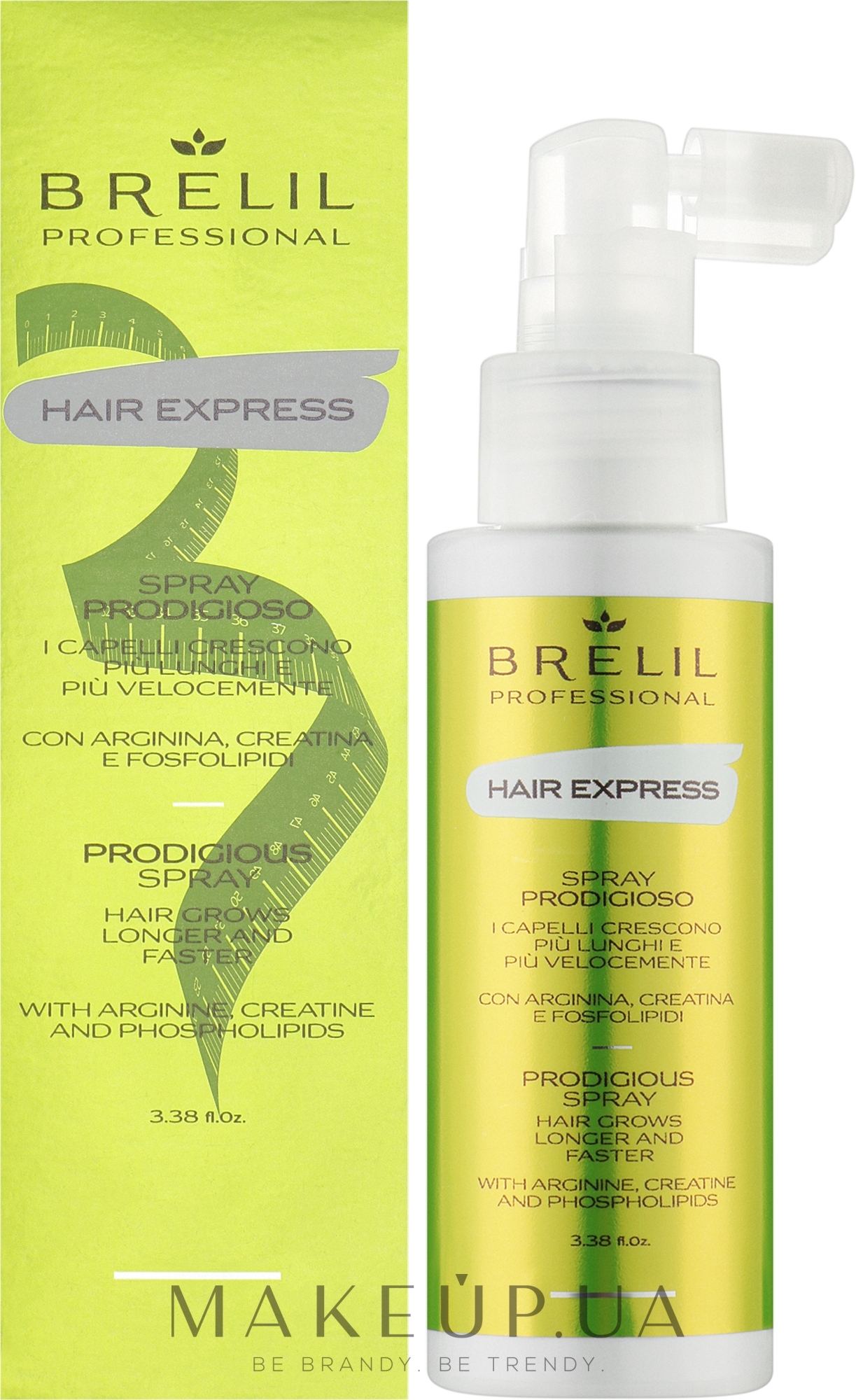 Спрей для прискорення росту волосся - Brelil Hair Express Prodigious Spray — фото 100ml