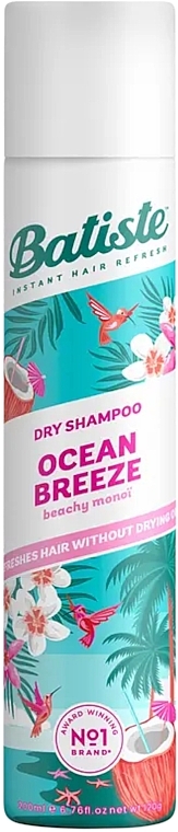 Сухой шампунь для волос - Batiste Dry Shampoo Ocean Breeze — фото N1