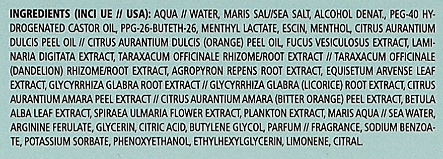 Жидкость для пропитки штанов для криотерапии - Guam Pantaslim Cryo — фото N3