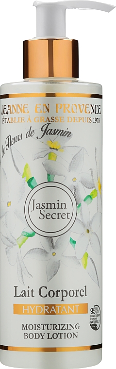 Лосьон для тела увлажняющий - Jeanne en Provence Jasmin Secret Moisturizing Body Lotion — фото N1