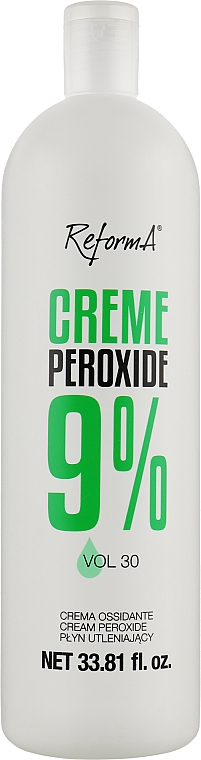 Крем-окислитель 9% - ReformA Cream Peroxide 30 Vol — фото N1