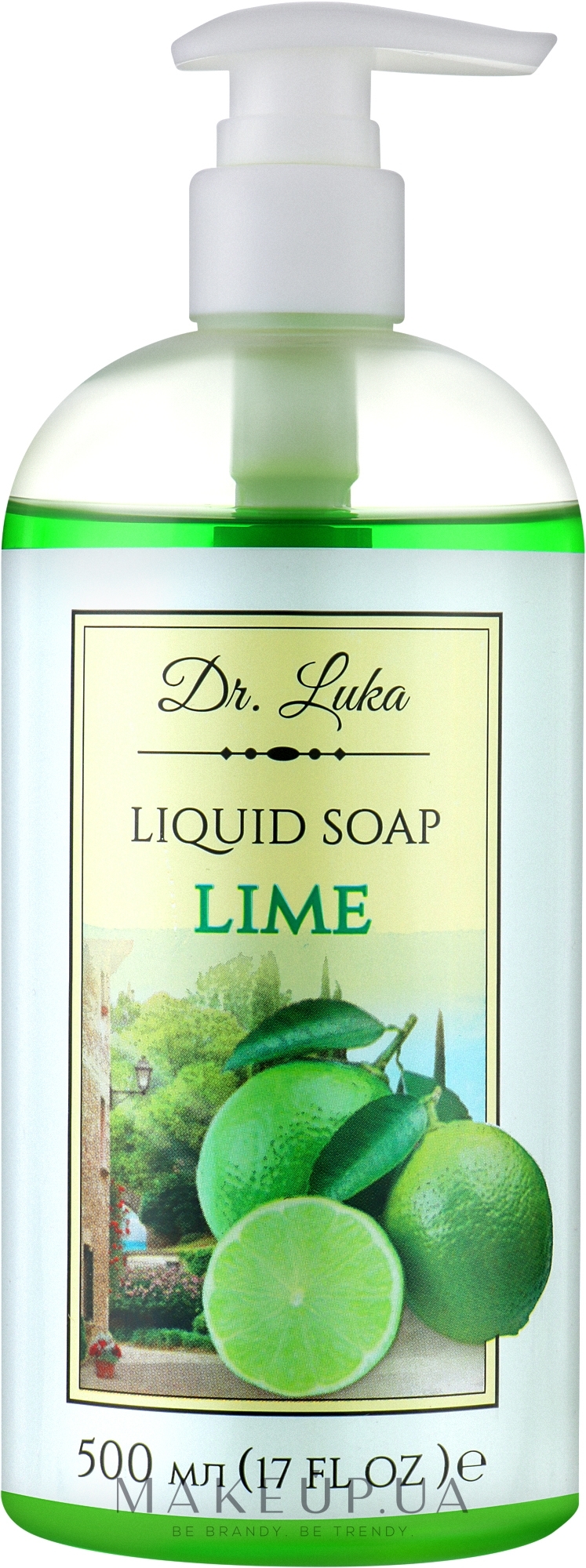 Мыло жидкое "Лайм" - Dr. Luka — фото 500ml