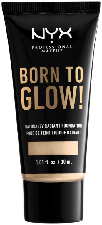 Сияющая тональная основа для лица - NYX Professional Makeup Born To Glow Naturally Radiant Foundation