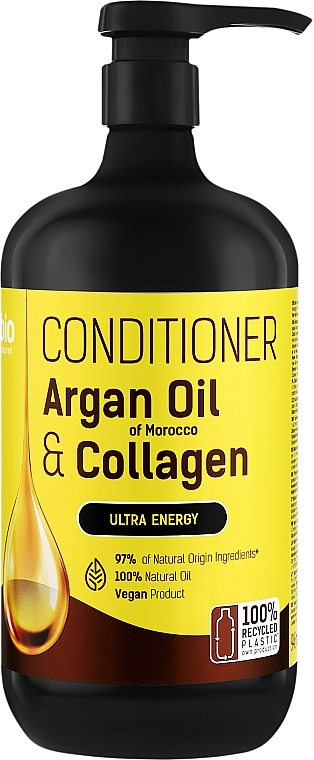 Кондиціонер для волосся "Ультраенергія" - Bio Naturell Argan Oil of Morocco & Collagen Conditioner — фото N1